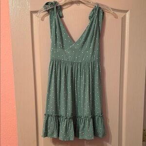 Green Polka Dot Dress